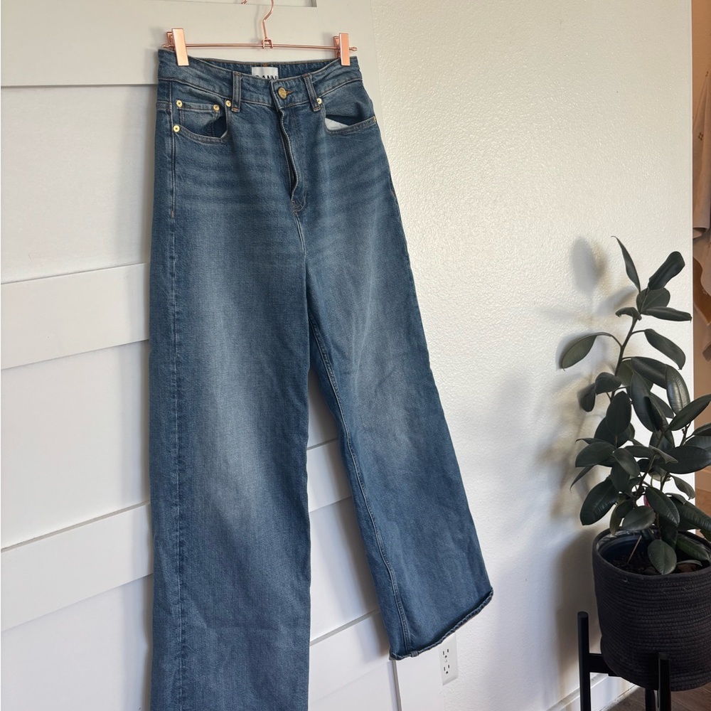 GANNI stretch andi jeans in mid blue vintage - Picture 8 of 10